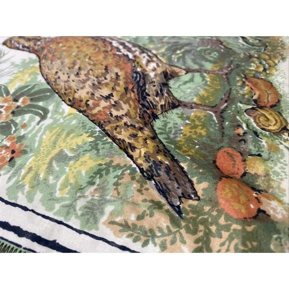 Vintage Handmade Bird Decorative Decor 3D Statement Pillowcase Layered